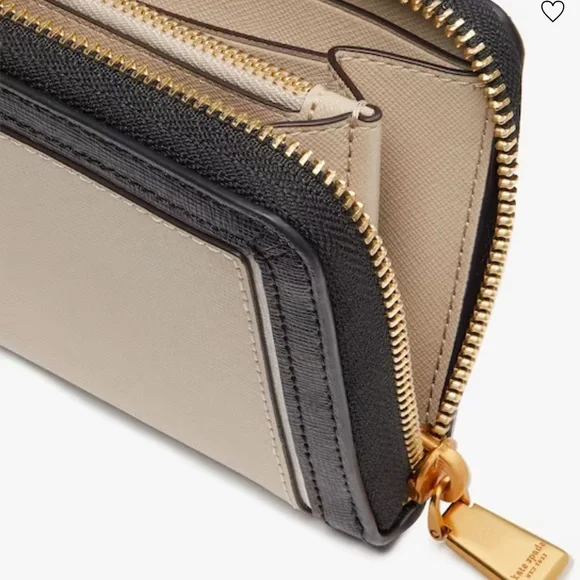 Kate Spade Morgan Colorblocked Zip-around Continental Wallet Cafe Mocha
NWT - Picture 12 of 16